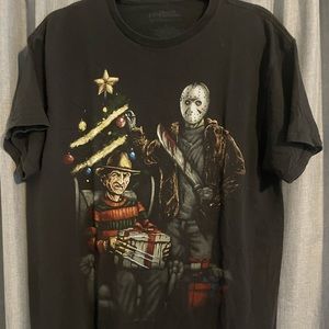 L holiday horror tee